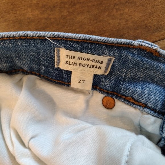 MADEWELL The High Rise Slim BoyJean medium wash, 27 - Picture 9 of 15